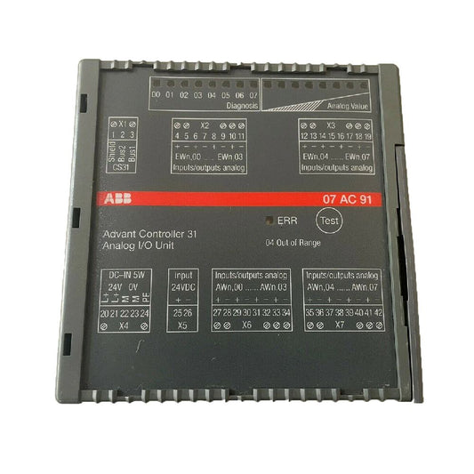 GJR5252300R0101 | ABB 07AC91 مدخلات ومخرجات الأتمتة الموزعة