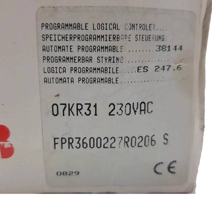 FPR36000227R1202-S | ABB 07KR31 CENTRAL UNIT