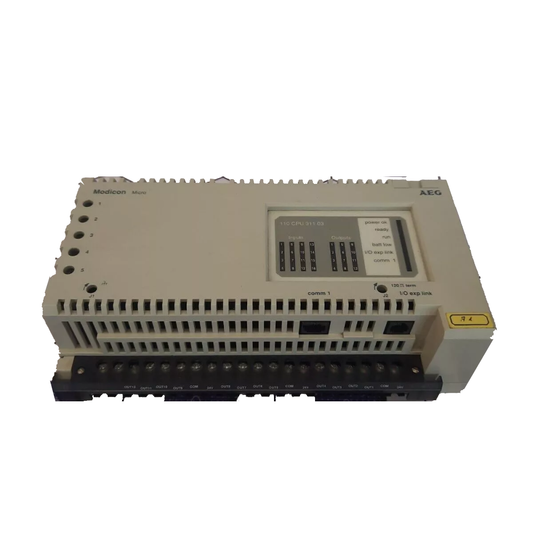 وحدة المعالجة المركزية Schneider 110 311 03 MICRO CPU DC PS DC I/O 24V