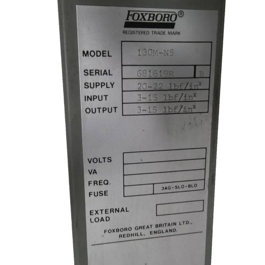 Foxboro 130M-N5 130 Series Pneumatic Controller