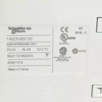 وحدة PLC من شنايدر 140CPU65150