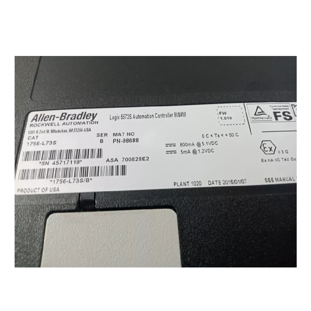 وحدات التحكم Allen-Bradley 1756-L73S GuardLogix 5570