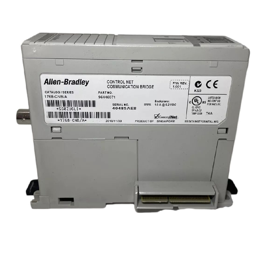 وحدة واجهة التحكم Allen-Bradley 1768-CNB CompactLogix ControlNet