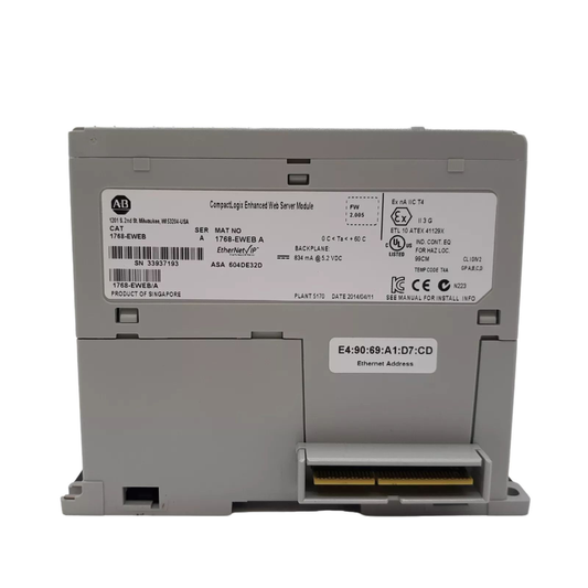 Allen-Bradley 1768-EWEB EtherNet/IP Web Server Module