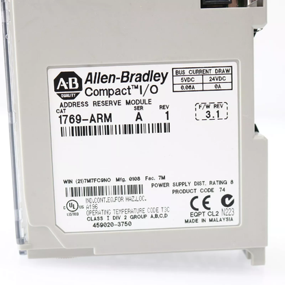 Allen-Bradley 1769-ARM CompactLogix Address Reserve Module