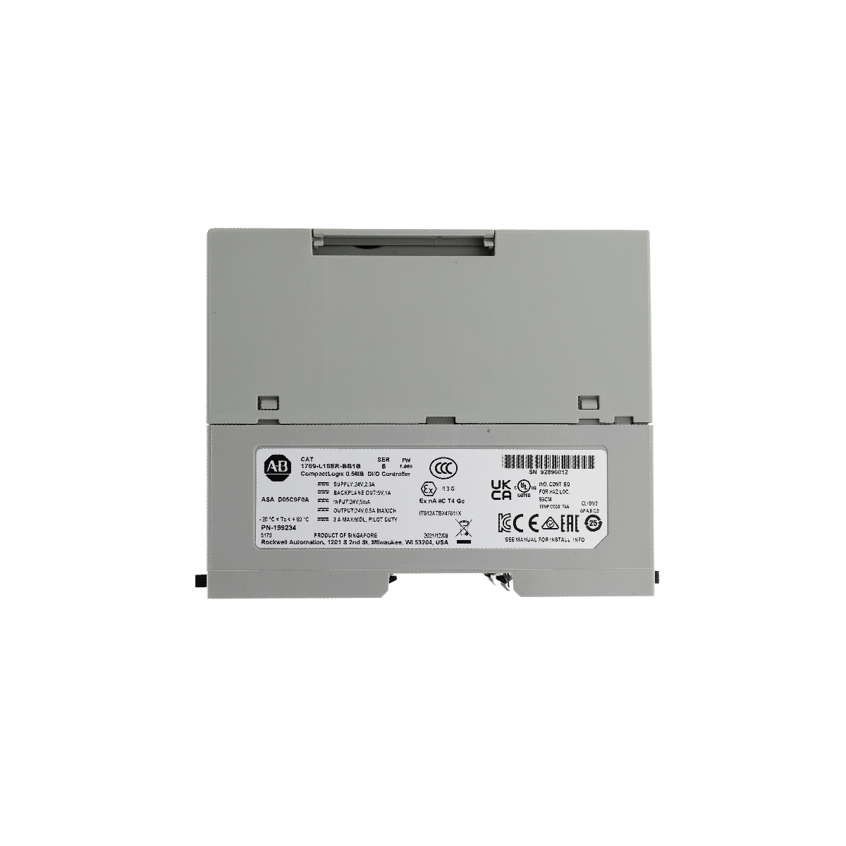 Контроллер Allen-Bradley 1769-L37ERM CompactLogix 4 МБ