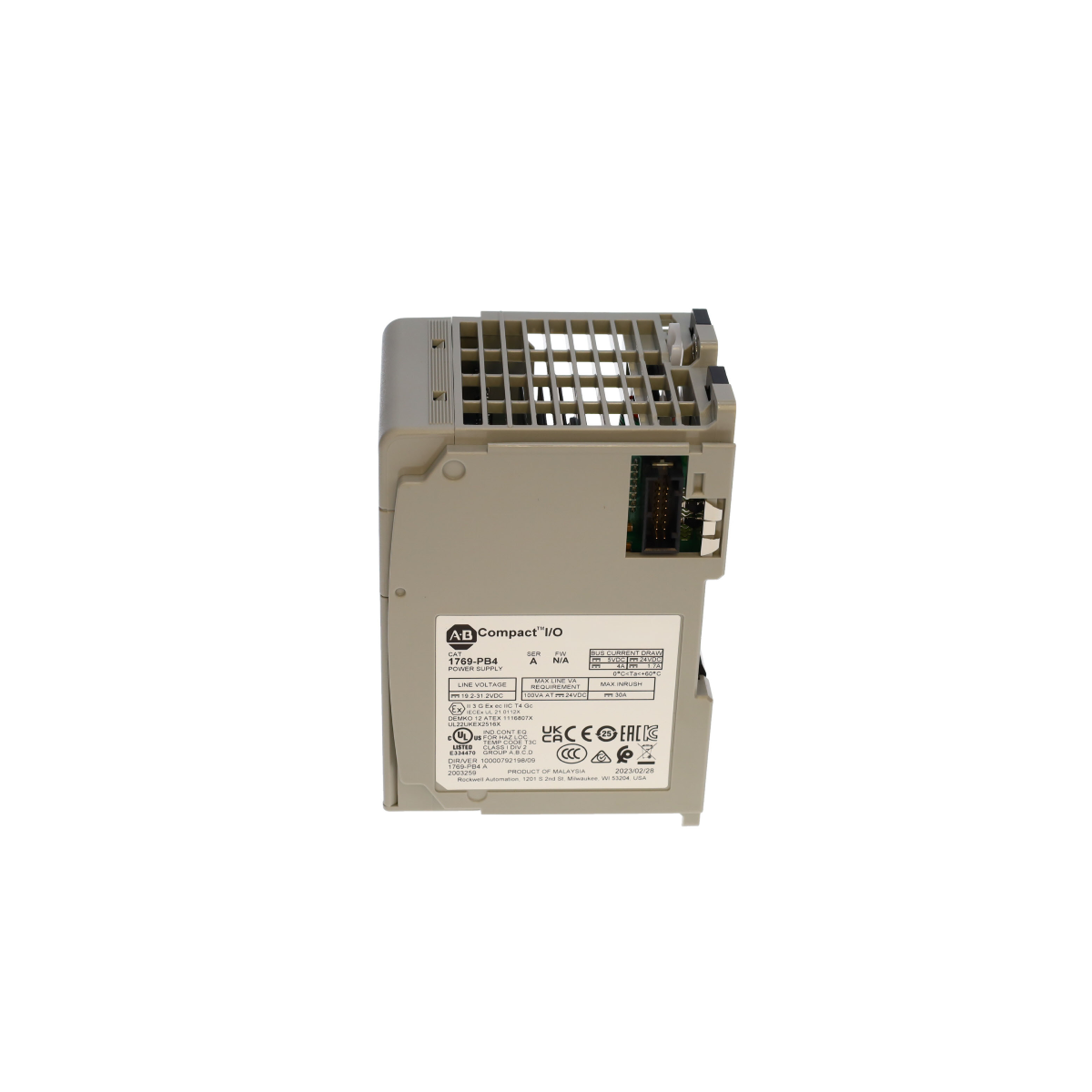 Allen-Bradley 1769-PB4 CompactLogix DC 4A/2A Power Supply