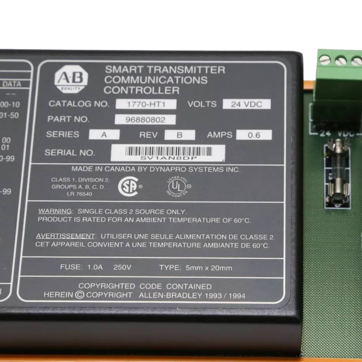 Allen-Bradley 1770-HT1 Communications Controller