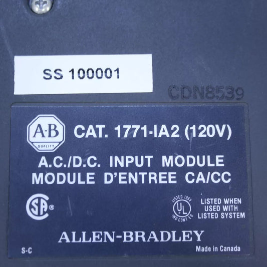 وحدة إدخال التيار المتردد/المستمر PLC5 1771-IA2 من Allen-Bradley