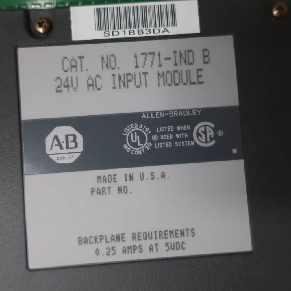 Allen-Bradley PLC5 1771-IND Series B AC/DC Input Module