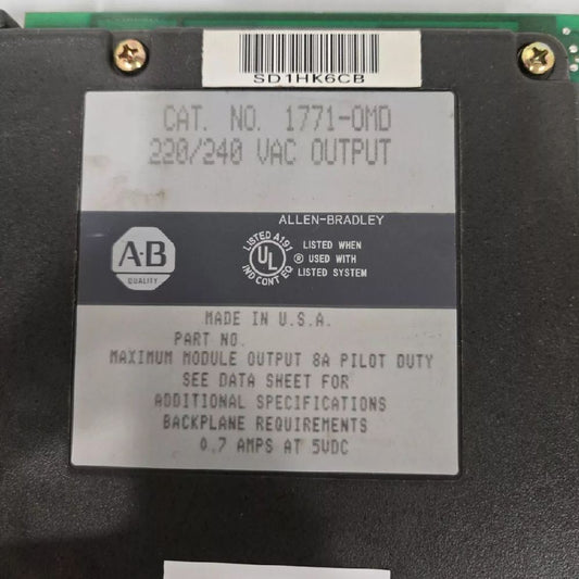 Allen-Bradley PLC5 1771-OMD Series B Ac Output Module