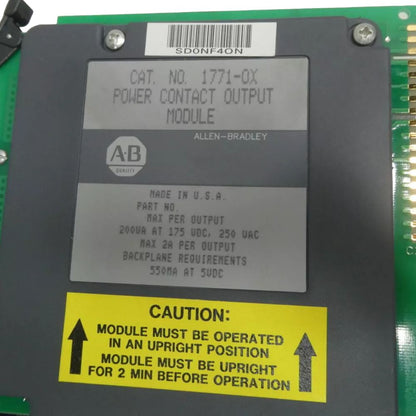 Allen-Bradley PLC-5 1771-OX Point Digital Output Module