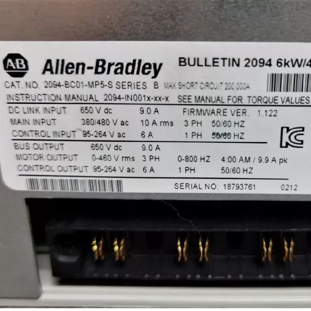 Allen-Bradley 2094-BC01-MP5-S IAM (460 В) Модули питания