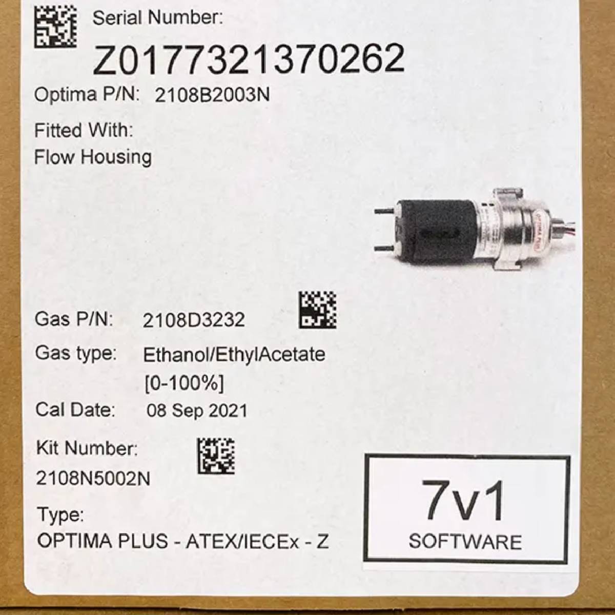 Honeywell 2108B2003N Analytics Optima Plus Gas Detector