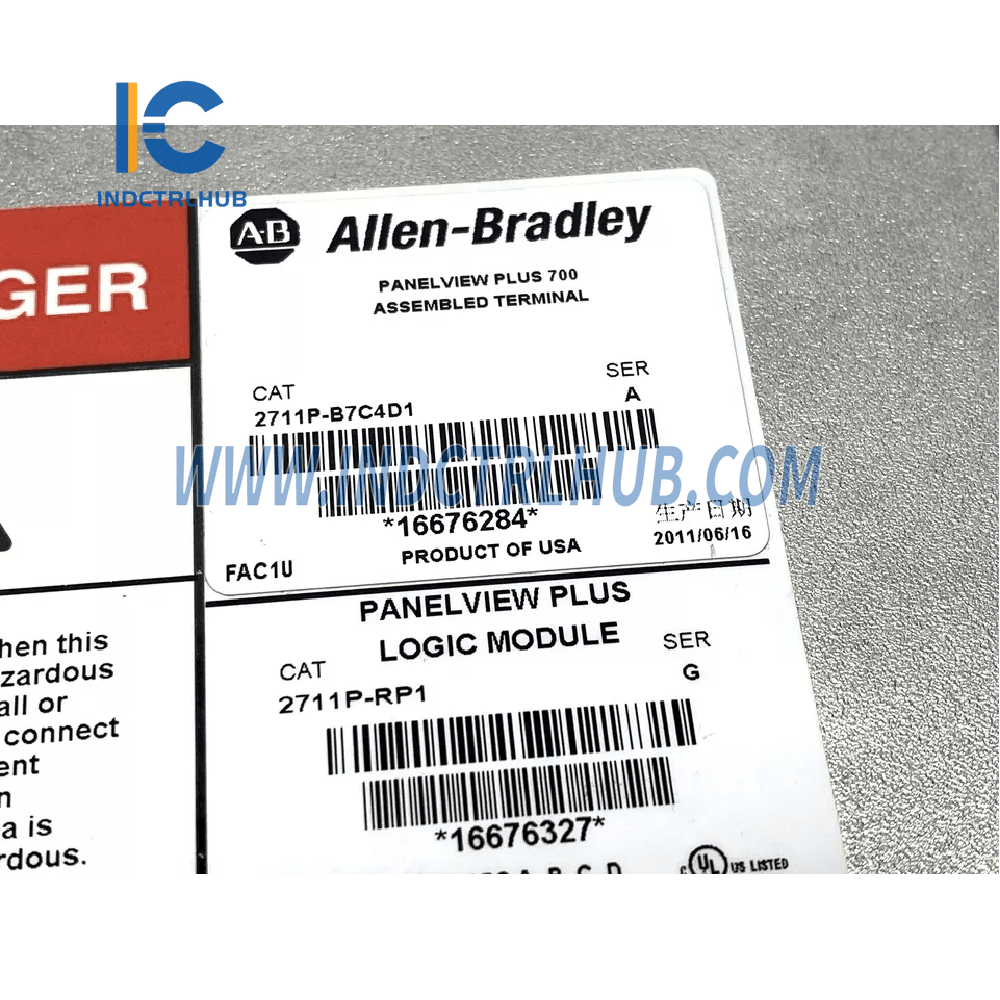 Allen-Bradley 2711P-B7C4D1 PanelView Plus Terminal