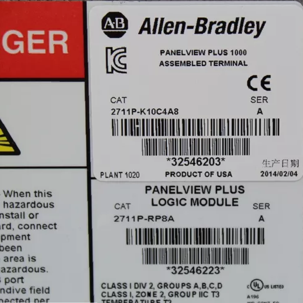 محطة Allen-Bradley 2711P-K10C4A8 PanelView Plus