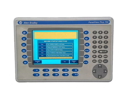 شاشة Allen-Bradley 2711P-K7C4D8 PanelView Plus 6 Series 700 الملونة