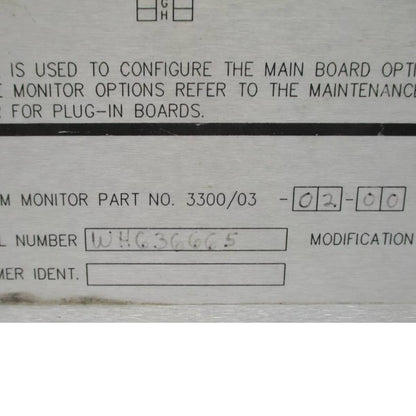 Bently Nevada 3300/03-02-00 System Monitor