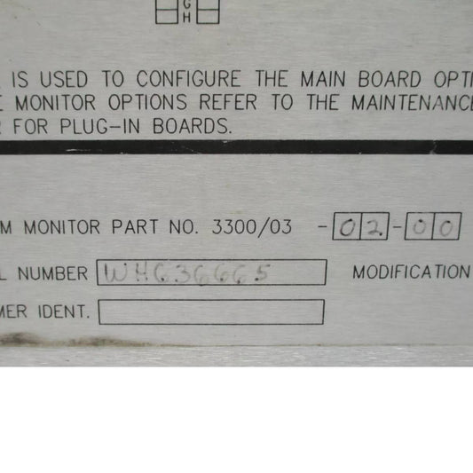 Bently Nevada 3300/03-02-00 System Monitor