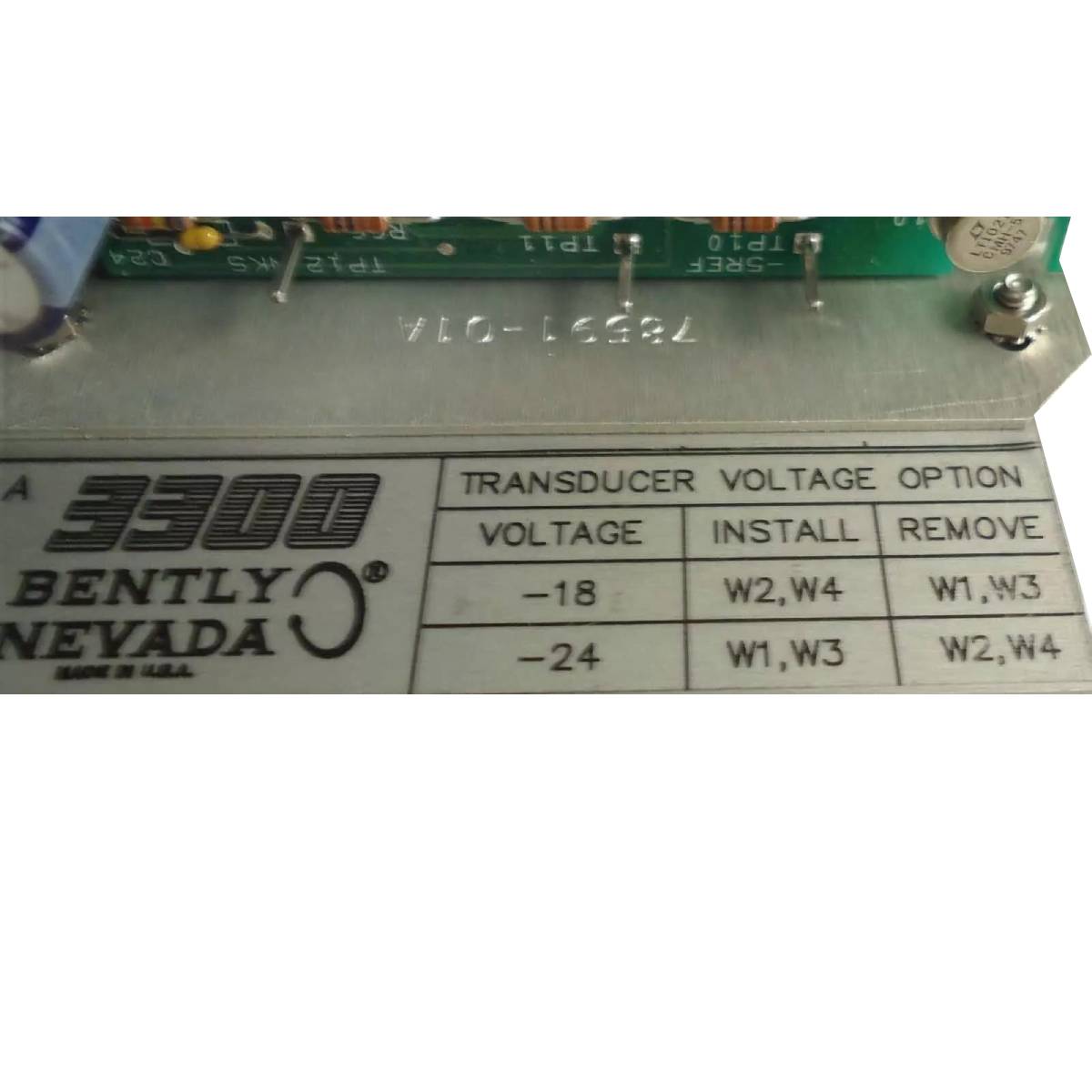 Bently Nevada 3300/12-02-20-00 AC Power Supply Module