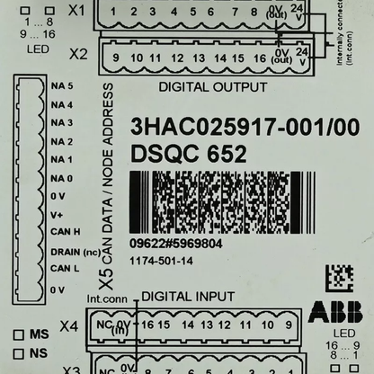 3HAC025917-001 | وحدة الإدخال والإخراج ABB DSQC 652