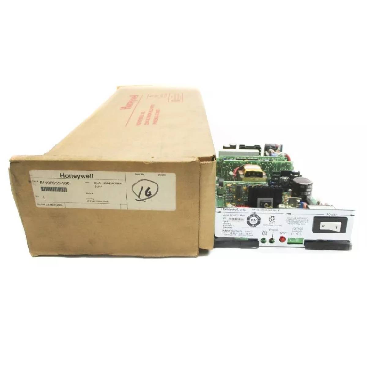 Honeywell 51196655-100 TDC 3000 Dual Node Power Supply Module