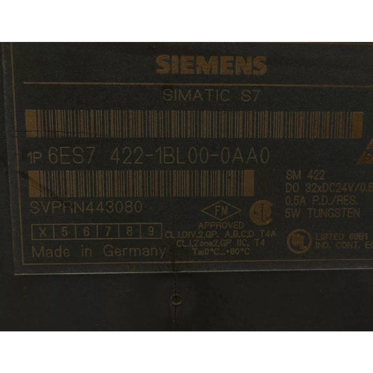 Siemens 6ES7422-1BL00-0AA0 SIMATIC S7-400, digital output