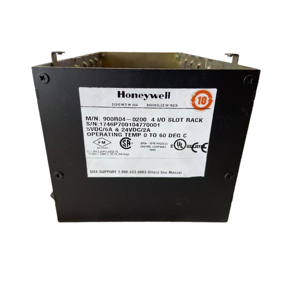 900R08R-0200 | Стойка Honeywell на 8 слотов ввода-вывода с резервным питанием