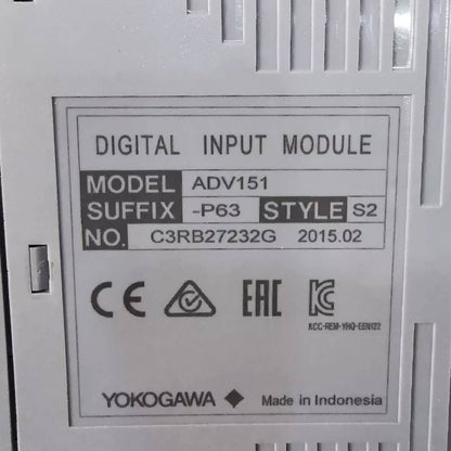 Yokogawa ADV151-P63 Digital Input Module