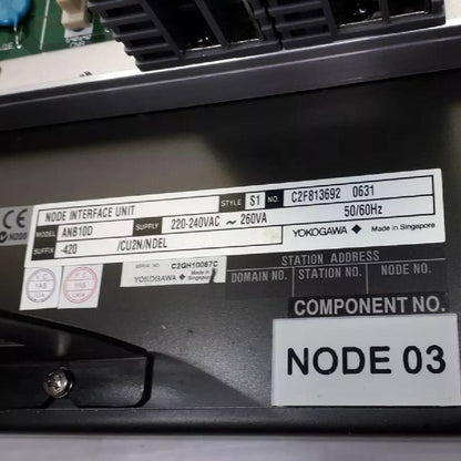 Yokogawa ANB10D-420/CU2N/NDEL Node Unit for Dual-Redundant ESB Bus