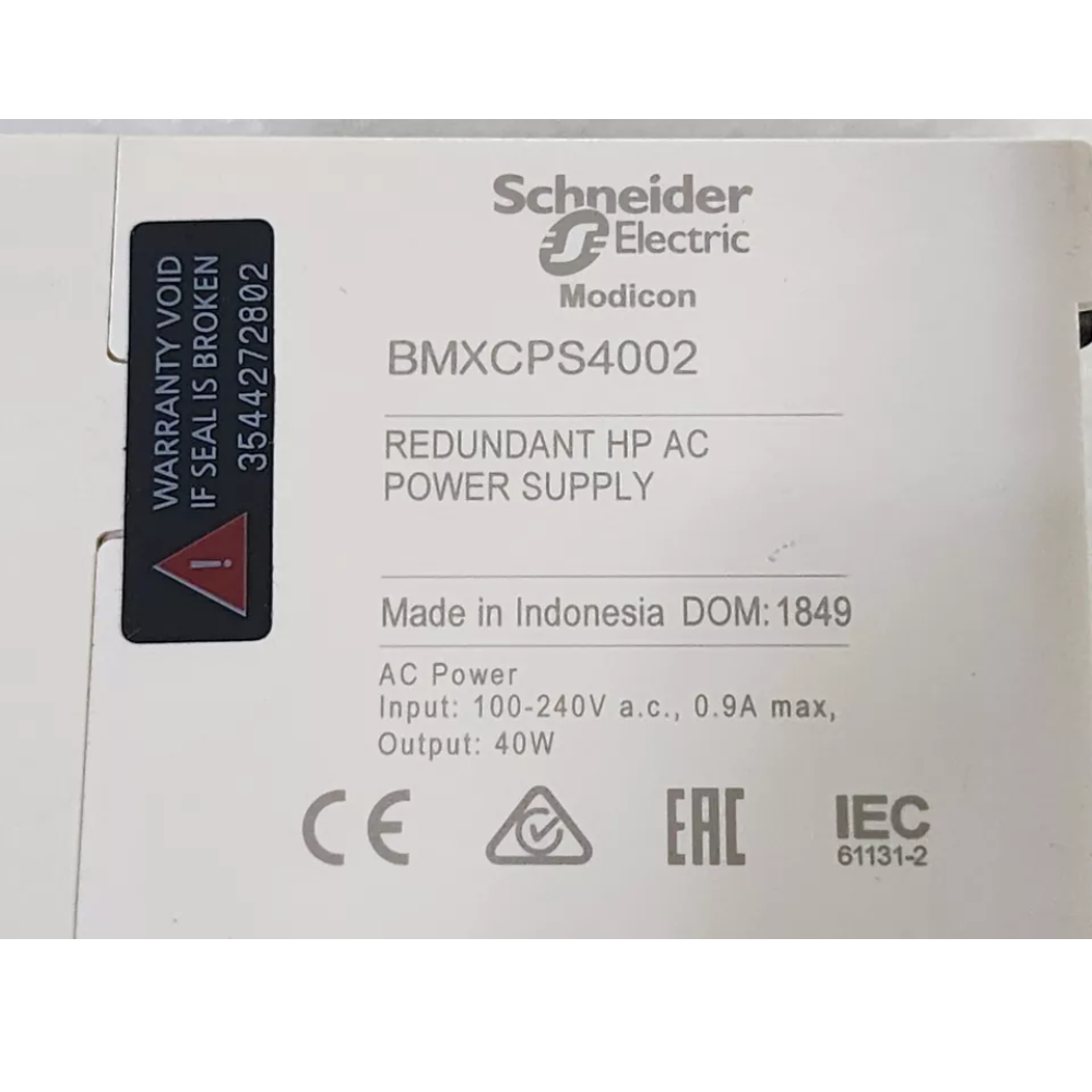 Schneider BMXCPS4002 Power Supply Module X80