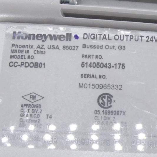 Honeywell CC-PDOB01 Digital Output Field Isolated Bussed Output