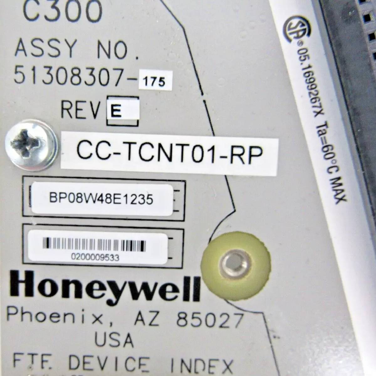 Honeywell CC-TCNT01 C300 Controller Module