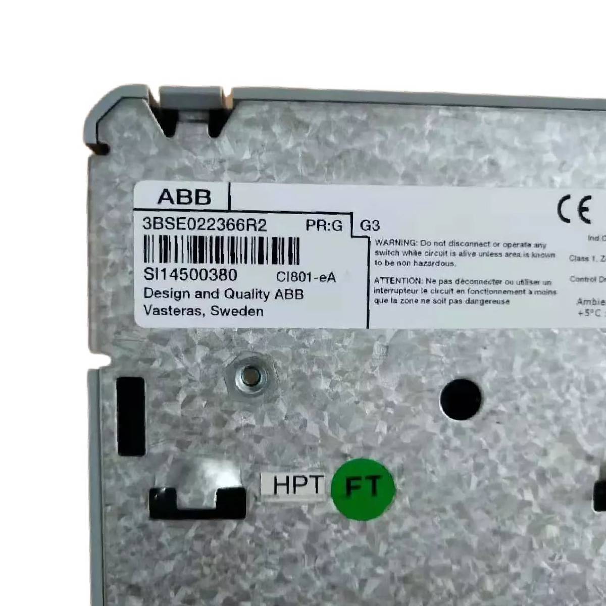 GJR5252300R0101 | ABB 07AC91 مدخلات ومخرجات الأتمتة الموزعة