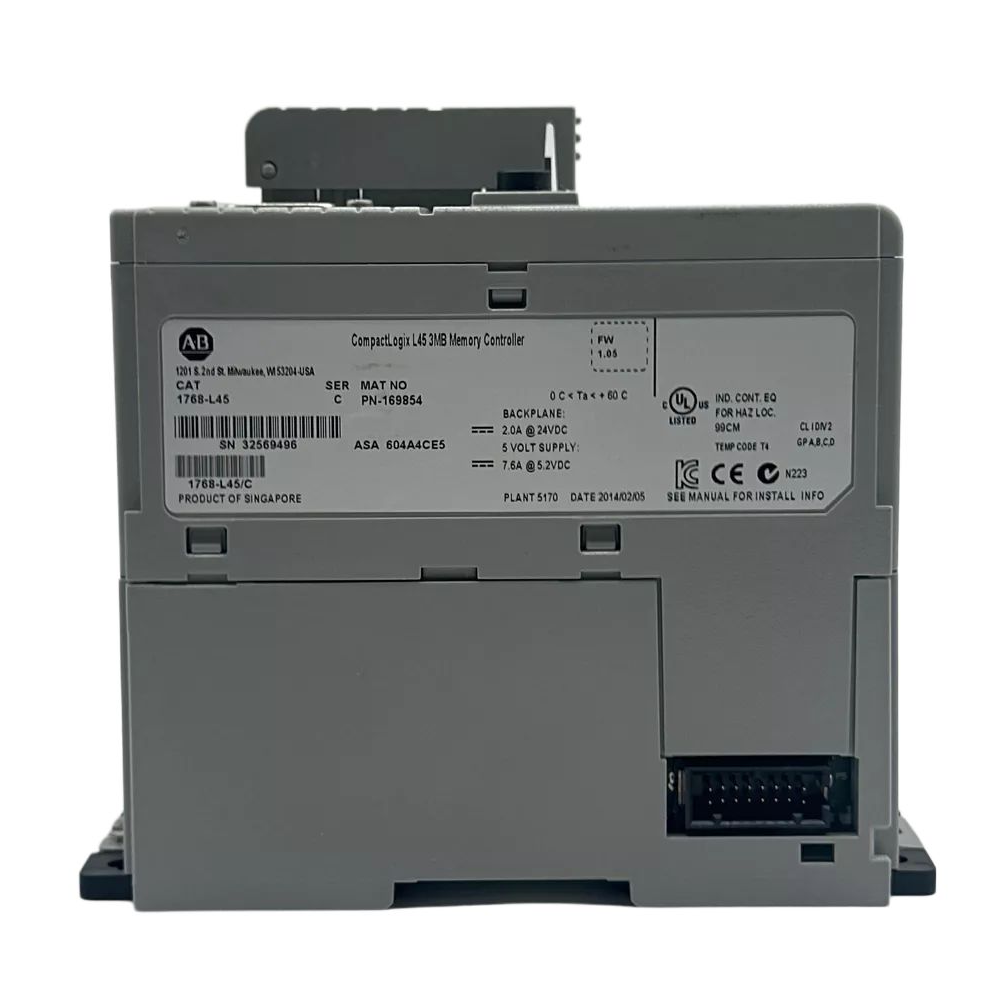 Контроллер памяти Allen-Bradley 1768-L45 CompactLogix L45 3 МБ