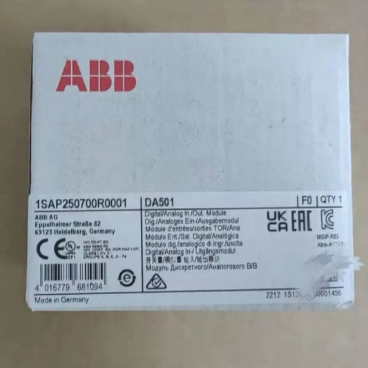 1SAP250700R0001 | ABB DA501 Digital/Analog I/O Module