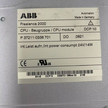 DCP10 | ABB Exchange of DCP 10, CPU module