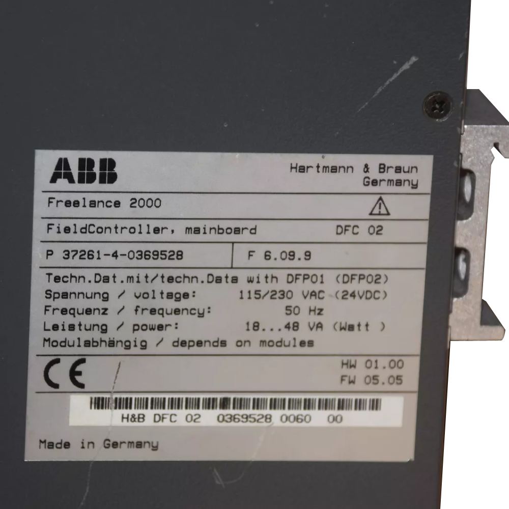 37261-4-0369528 | ABB DFC02 FieldController Main Board