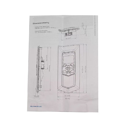 3AUA0000108878 | ABB Платформа для монтажа панели управления (заподлицо) DPMP-01