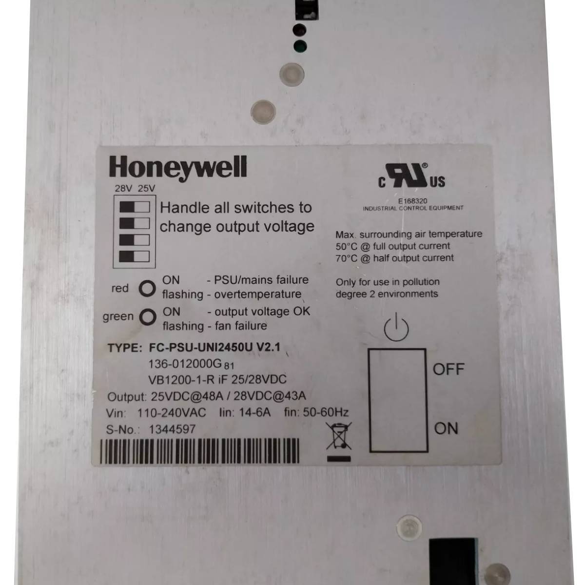 Блок питания Honeywell FC-PSU-UNI2450U V2.1