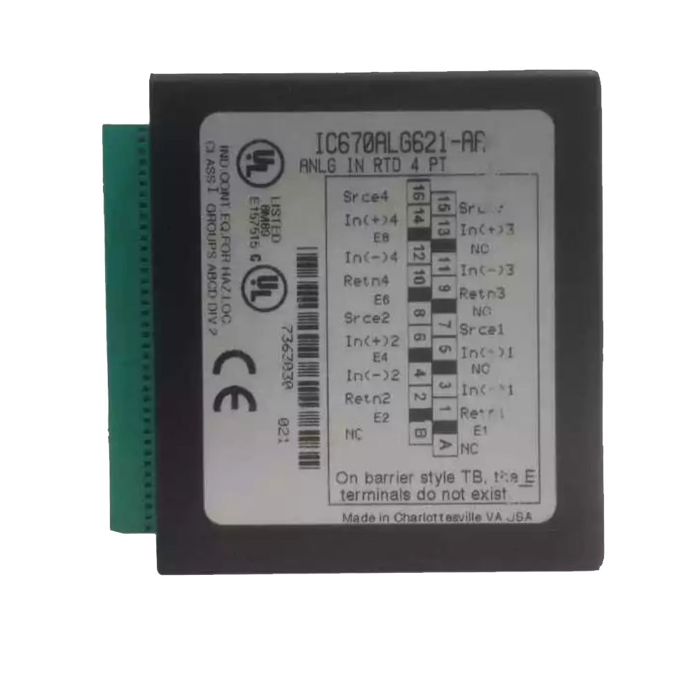 IC670ALG621-AA GE Analog RTD Input Field Control Module