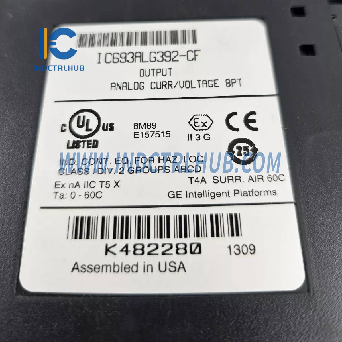 GE IC693ALG392 8-Channel Analog Current/Voltage Output Module