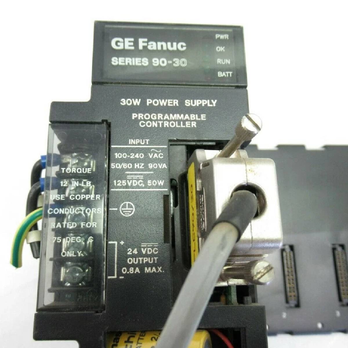 GE IC693CHS391 10-Slot Modular CPU Baseplate