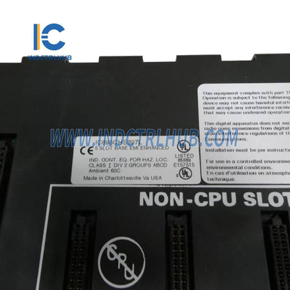 GE IC693CHS397 5-Slot Modular CPU Baseplate