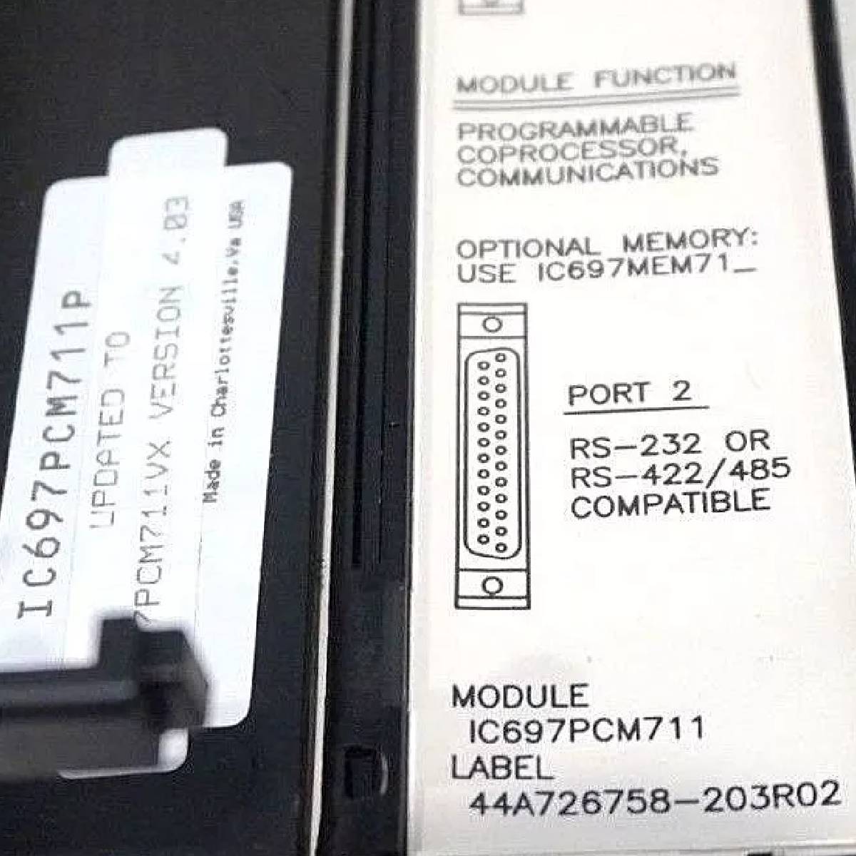 GE IC697PCM711 Programmable Coprocessor Module