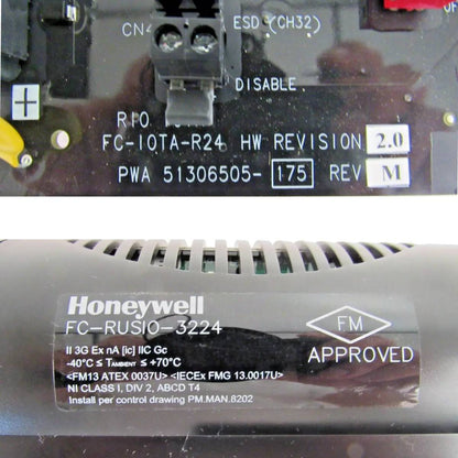 Honeywell IOTA-R24 FC-RUSIO-3224 Резервный оконечный узел ввода-вывода