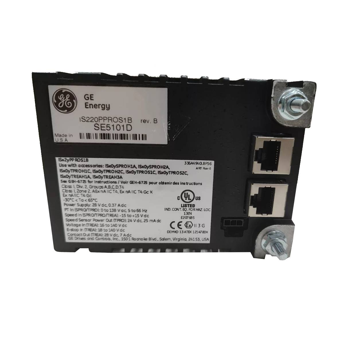 GE IS220PPROS1B Emergency Protection I/O Pack