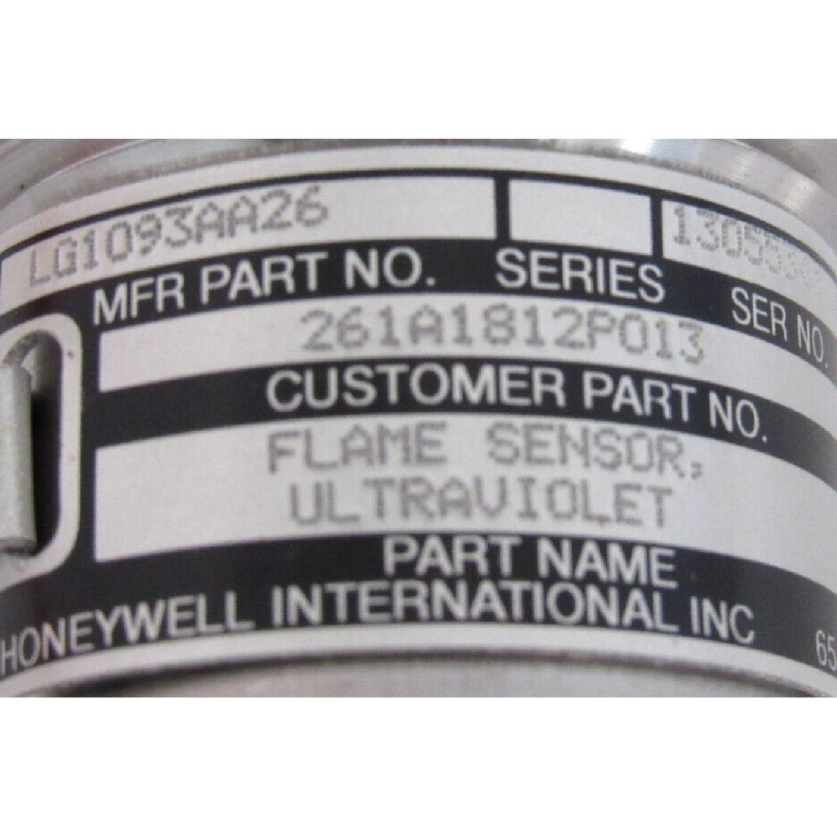 Honeywell LG1093AA26 Turbine Flame Sensor UV Detection