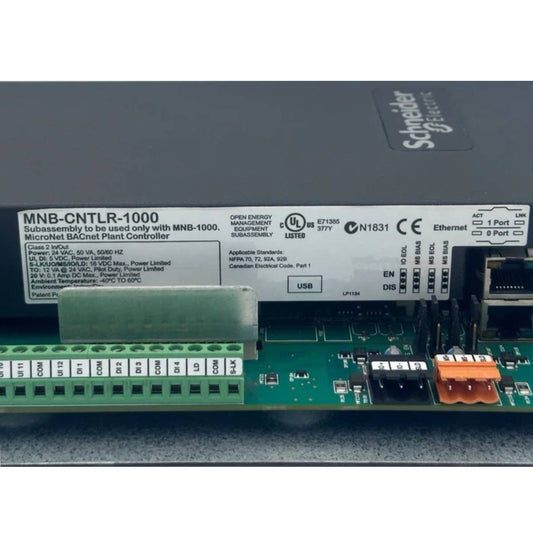 Schneider MNB-1000 MicroNet BACnet Plant Controller