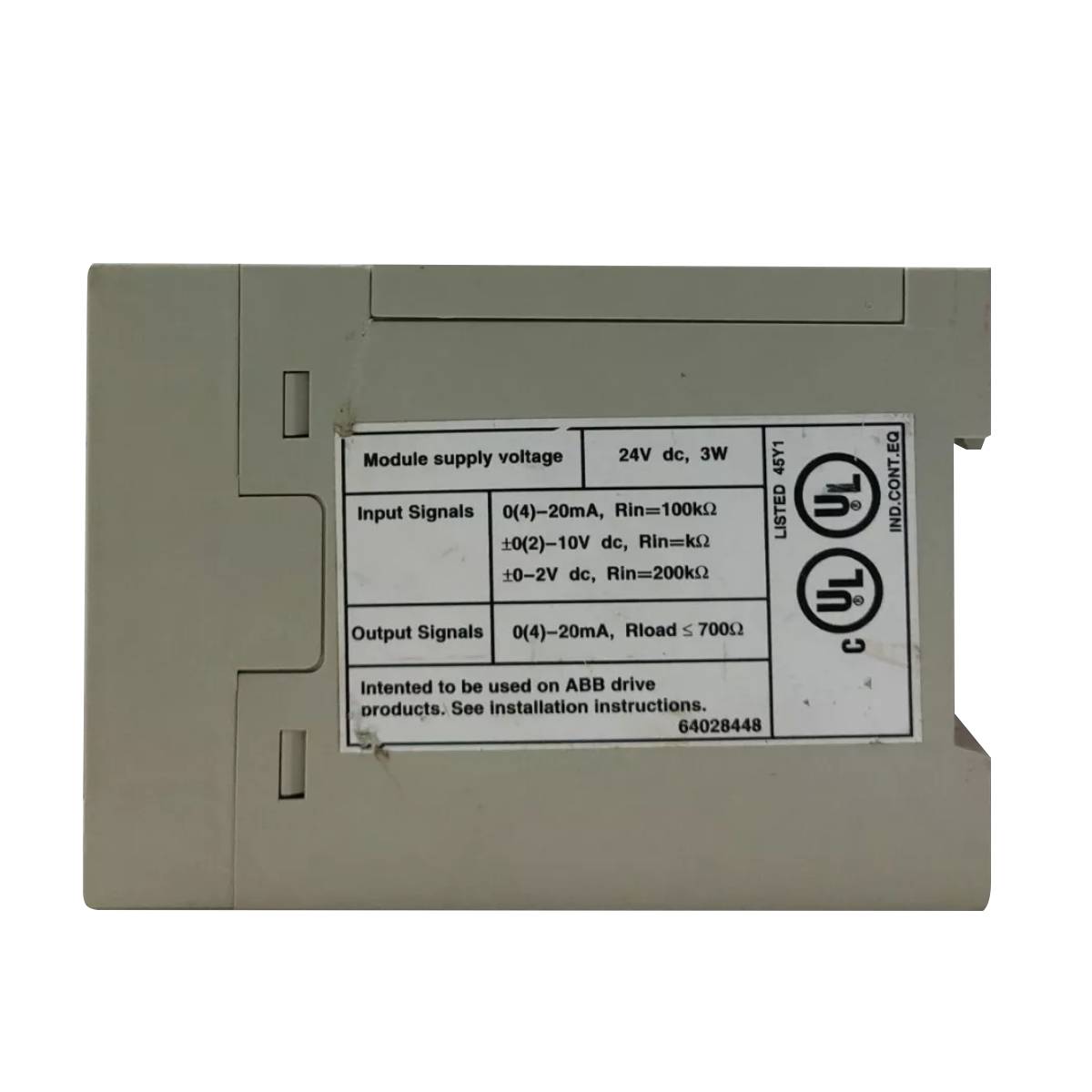 3AUA0000016677 | ABB NAIO-03F Analog I/O extension module